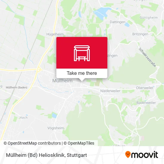 Карта Müllheim (Bd) Heliosklinik