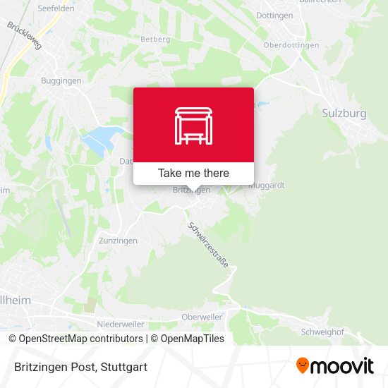 Карта Britzingen Post