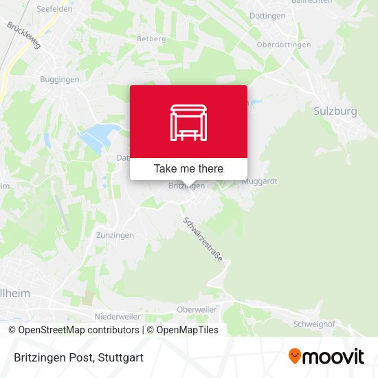 Карта Britzingen Post