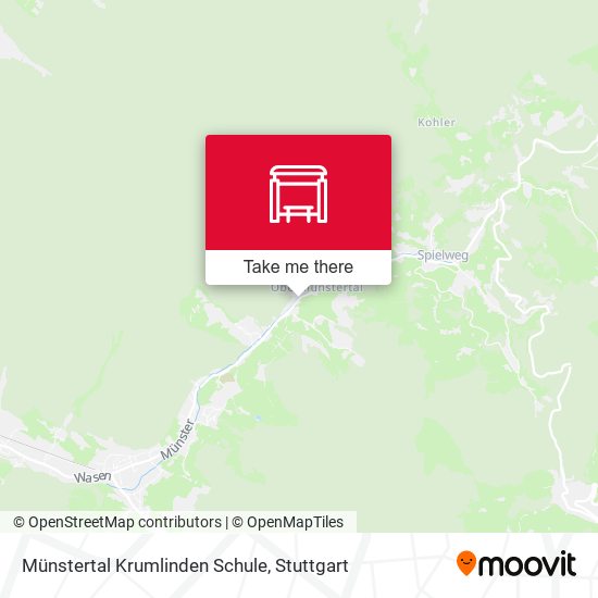 Münstertal Krumlinden Schule map