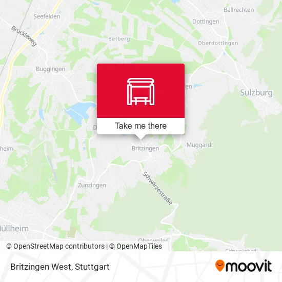 Карта Britzingen West
