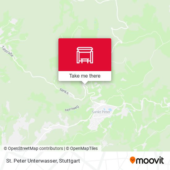 St. Peter Unterwasser map