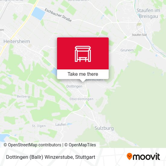 Карта Dottingen (Ballr) Winzerstube