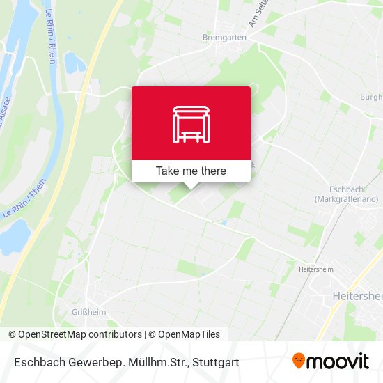 Карта Eschbach Gewerbep. Müllhm.Str.