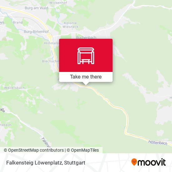 Falkensteig Löwenplatz map