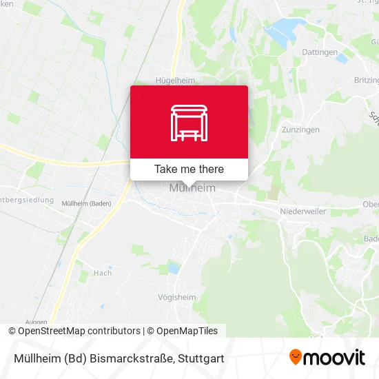 Карта Müllheim (Bd) Bismarckstraße