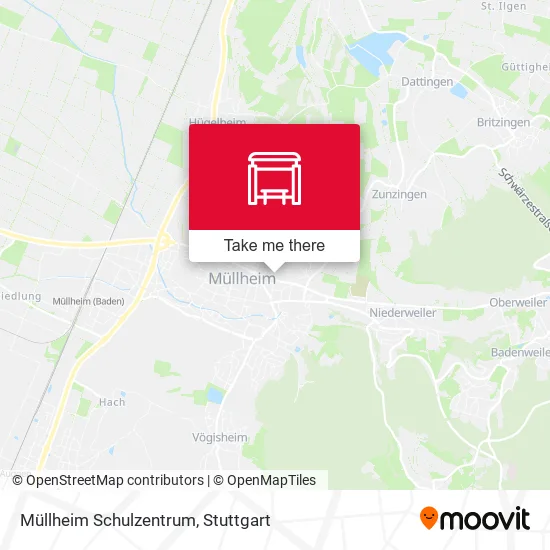 Карта Müllheim Schulzentrum
