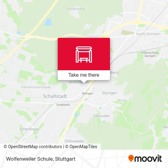 Карта Wolfenweiler Schule