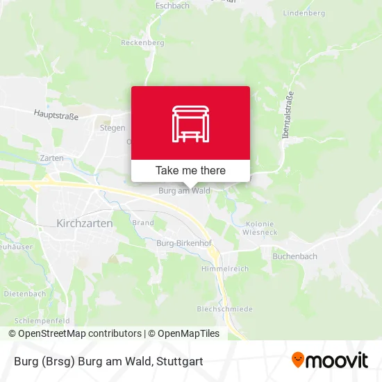 Карта Burg (Brsg) Burg am Wald