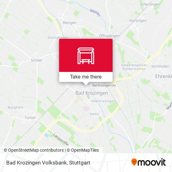 Bad Krozingen Volksbank map