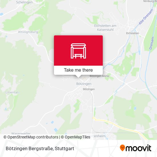 Карта Bötzingen Bergstraße