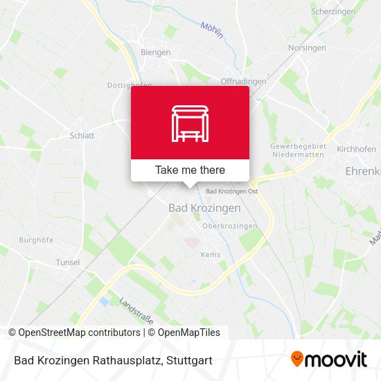 Карта Bad Krozingen Rathausplatz