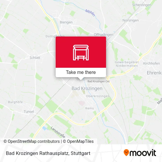 Карта Bad Krozingen Rathausplatz