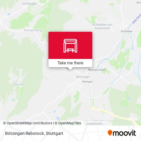 Bötzingen Rebstock map