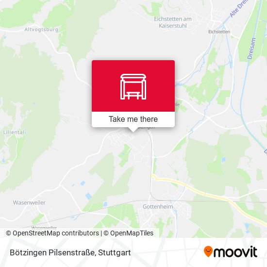 Карта Bötzingen Pilsenstraße