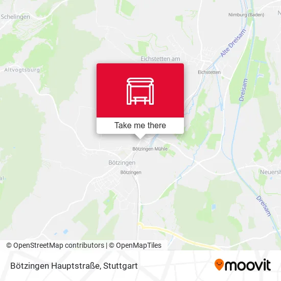 Карта Bötzingen Hauptstraße