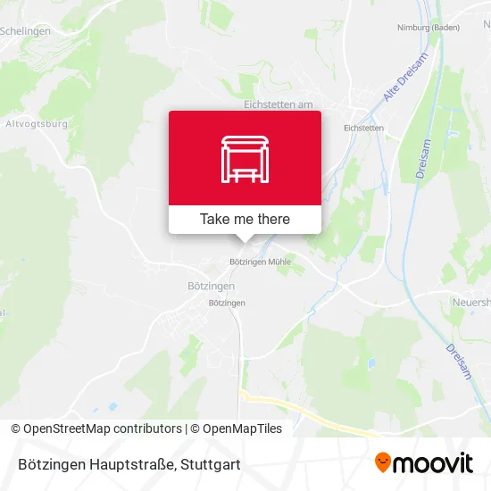 Карта Bötzingen Hauptstraße