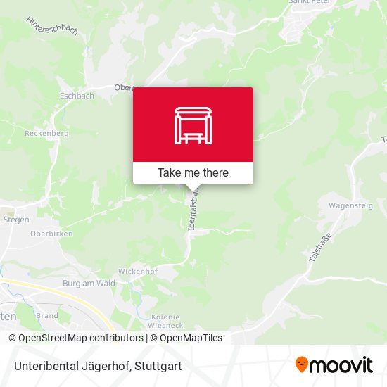 Unteribental Jägerhof map