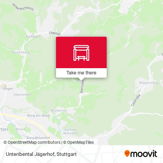 Unteribental Jägerhof map