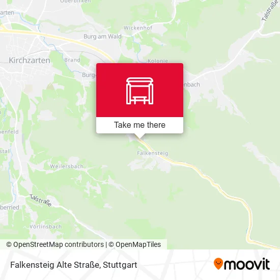 Карта Falkensteig Alte Straße