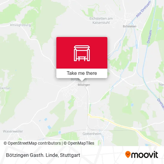 Карта Bötzingen Gasth. Linde