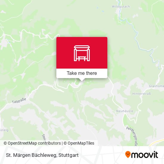 St. Märgen Bächleweg map