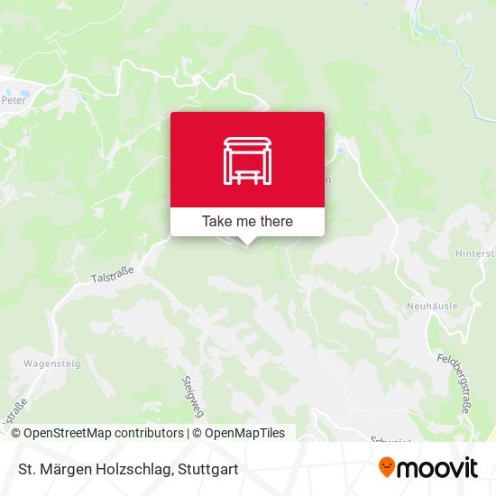 St. Märgen Holzschlag map