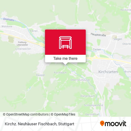 Карта Kirchz. Neuhäuser Fischbach