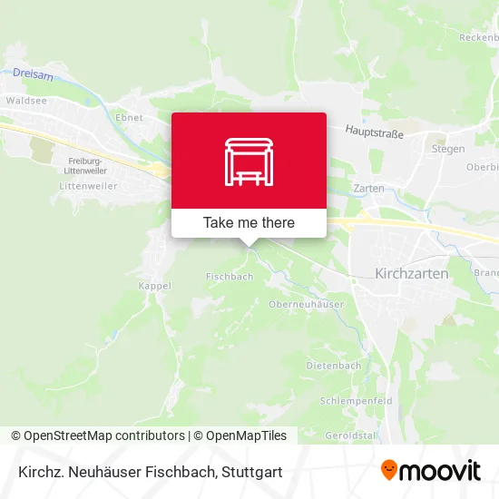 Карта Kirchz. Neuhäuser Fischbach