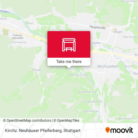 Карта Kirchz. Neuhäuser Pfeiferberg