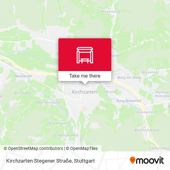 Карта Kirchzarten Stegener Straße