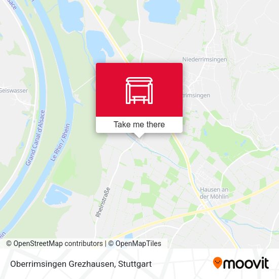 Oberrimsingen Grezhausen map