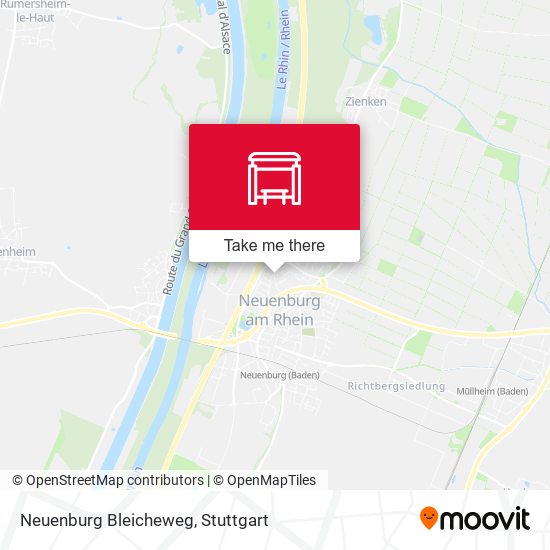 Neuenburg Bleicheweg map