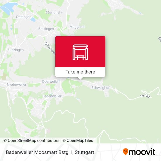 Карта Badenweiler Moosmatt Bstg 1