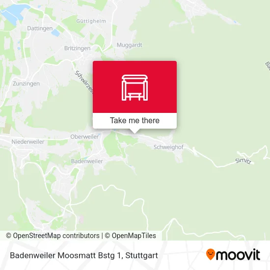Карта Badenweiler Moosmatt Bstg 1