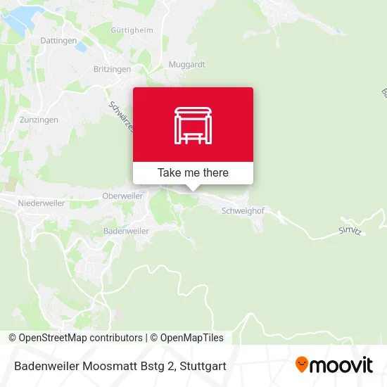 Карта Badenweiler Moosmatt Bstg 2