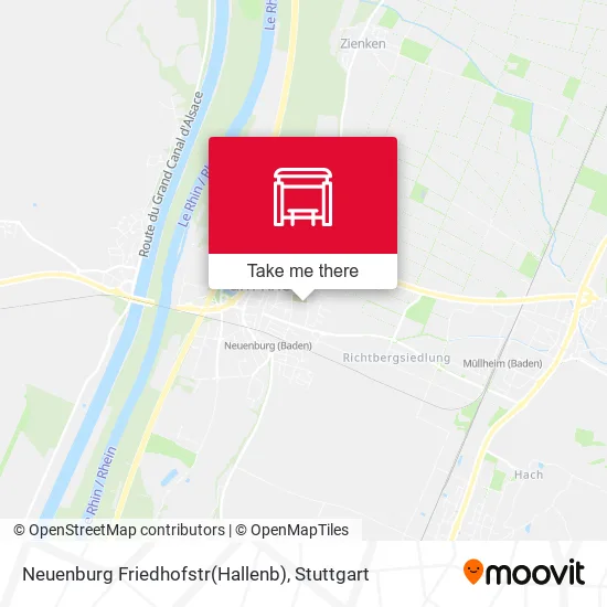 Карта Neuenburg Friedhofstr(Hallenb)