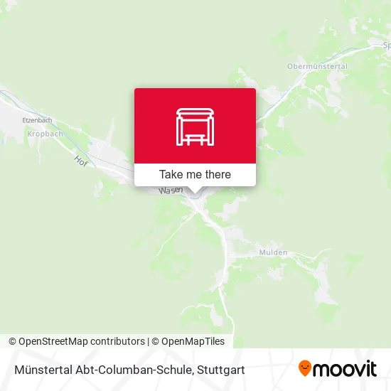 Карта Münstertal Abt-Columban-Schule