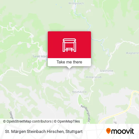 St. Märgen Steinbach Hirschen map