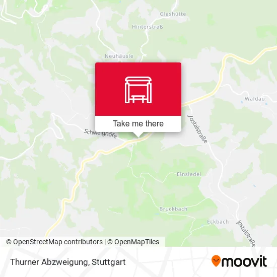 Карта Thurner Abzweigung