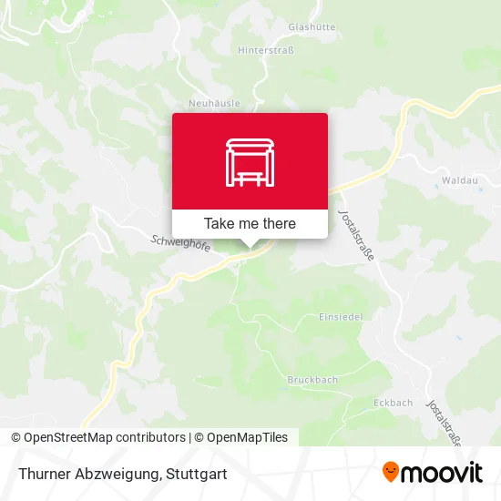 Карта Thurner Abzweigung