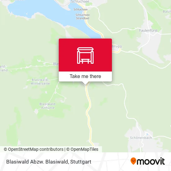 Карта Blasiwald Abzw. Blasiwald
