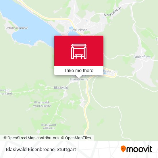 Blasiwald Eisenbreche map