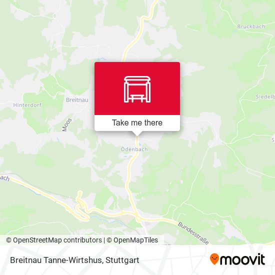 Breitnau Tanne-Wirtshus map