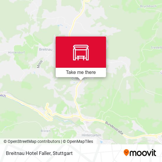 Карта Breitnau Hotel Faller