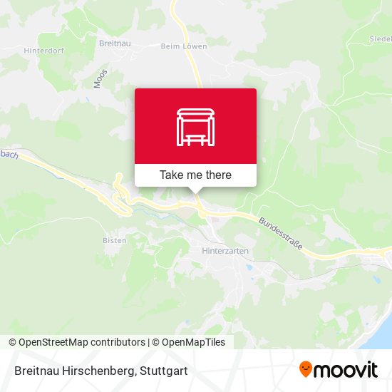 Карта Breitnau Hirschenberg