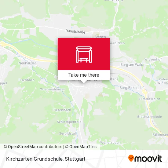 Карта Kirchzarten Grundschule
