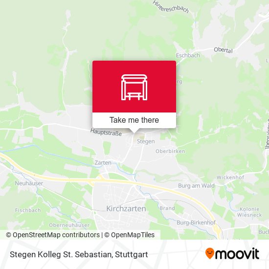 Stegen Kolleg St. Sebastian map