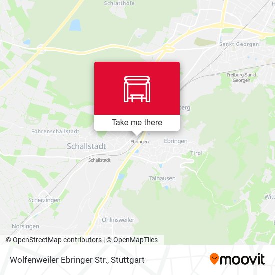 Карта Wolfenweiler Ebringer Str.