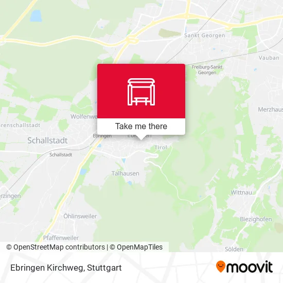 Карта Ebringen Kirchweg